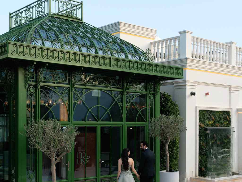 Dubai Victorian Conservatory: Custom Steel Wedding Venue